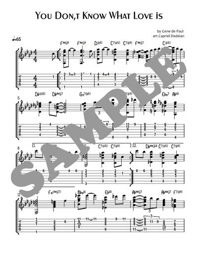 You Don't Know What Love is